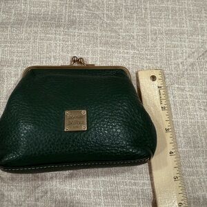 Dooney & Bourke Forest Green Leather Pouch